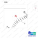 420101-02900 POWER STEERING LINE;SUB - parts diagram, item 1 shown - genuine Doosan / Bobcat forklift part