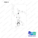 420101-02942 AIR CLEANER GP;D25S-9 - full parts diagram, item 14 marked - genuine Doosan / Bobcat forklift part