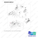 420102-00317 Airconditioner Gp - full parts diagram, item 21 marked - genuine Doosan / Bobcat forklift part