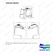 420102-00352 AIRCON,TOP CONDENSOR;TIER-4 INTERIM - full parts diagram, item 12 marked - genuine Doosan / Bobcat forklift part