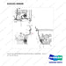 420102-00608 CH/OV AR-COMPRESSOR MTG;FOR REAR CONDENS - full parts diagram, item 4 marked - genuine Doosan / Bobcat forklift part