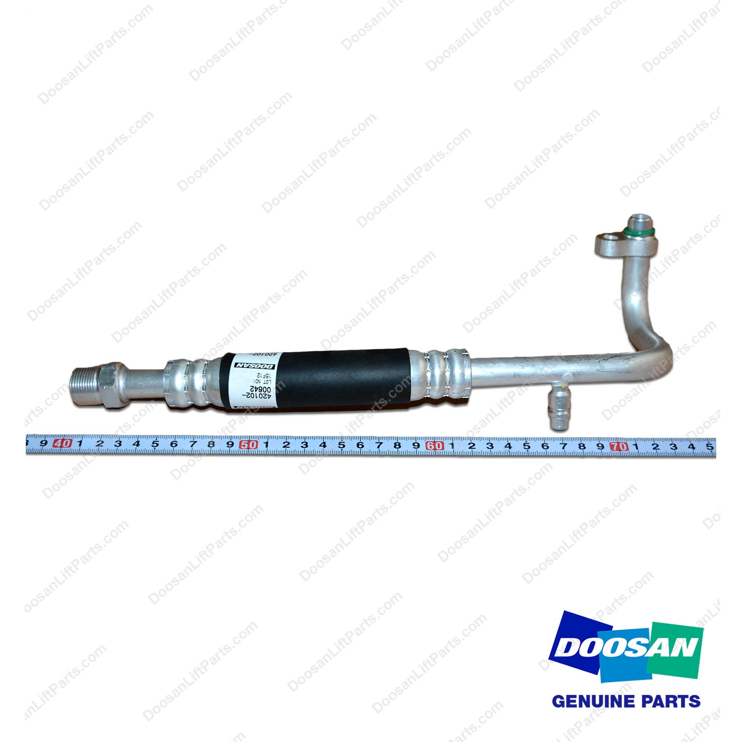 Hose ASSY,Air Conditioner;eva to Comp - Doosan Forklift Part 420102-00642