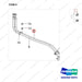 420102-00719 CH/OV AR-COMPRESSOR MOUNTING - parts diagram, item 9 shown - genuine Doosan / Bobcat forklift part