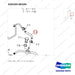 420103-00105 FUEL LINE - parts diagram, item 7-2 shown - genuine Doosan / Bobcat forklift part