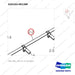 420103-00138F FUEL LINE - parts diagram, item 2-2 shown - genuine Doosan / Bobcat forklift part