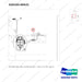 420103-00531 OPTION-PRE FUEL FILTER;G2 E/G - parts diagram, item 4 shown - genuine Doosan / Bobcat forklift part