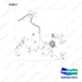 420103-00861 FUEL GP_LINE;G25S-9, DF, EPA/CARB, FINGE - full parts diagram, item 9 marked - genuine Doosan / Bobcat forklift part