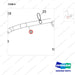 420103-00861 FUEL GP_LINE;G25S-9, DF, EPA/CARB, FINGE - parts diagram, item 9 shown - genuine Doosan / Bobcat forklift part
