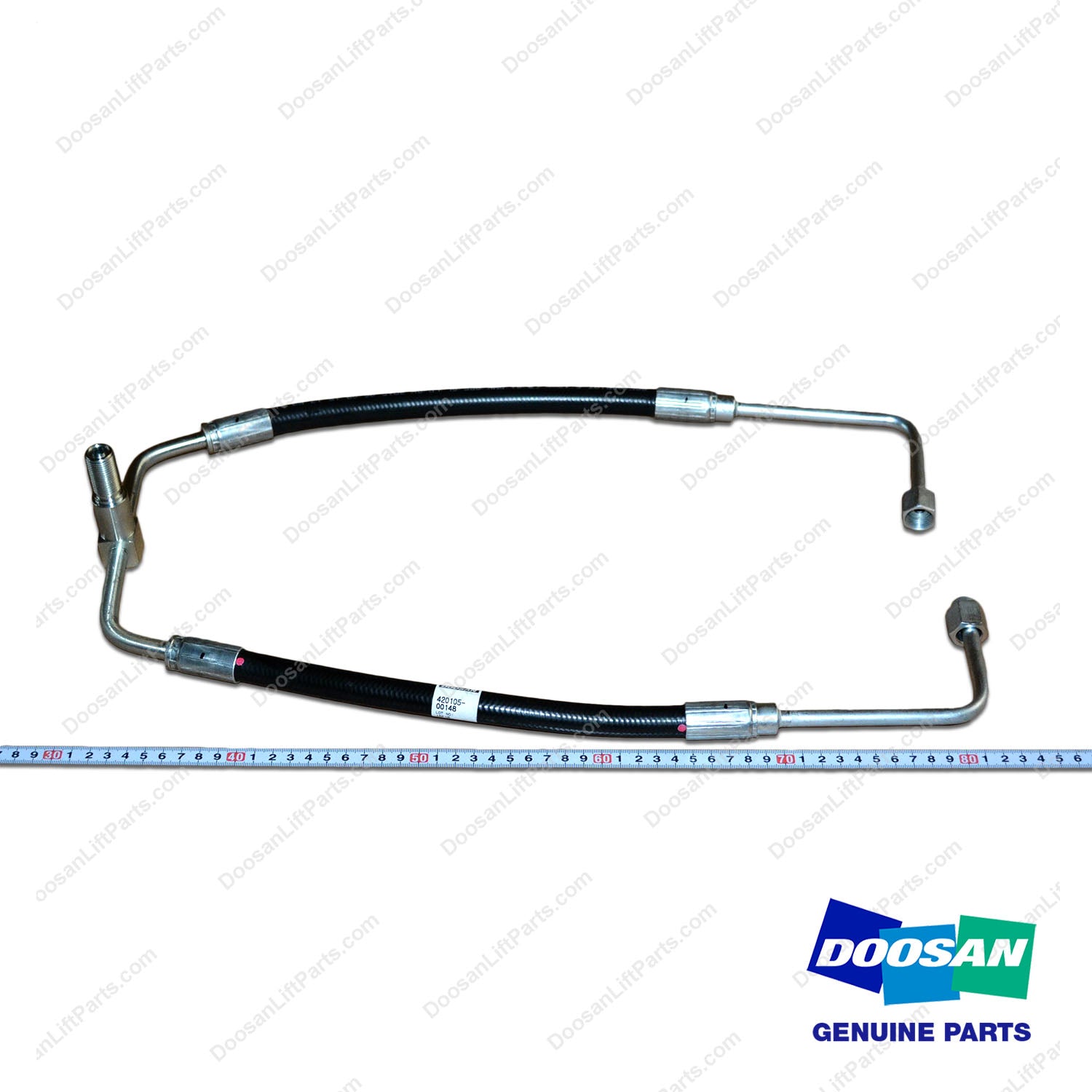 Hose ASSY,Hydraulic;tilt,Upper - Doosan Forklift Part 420105-00148