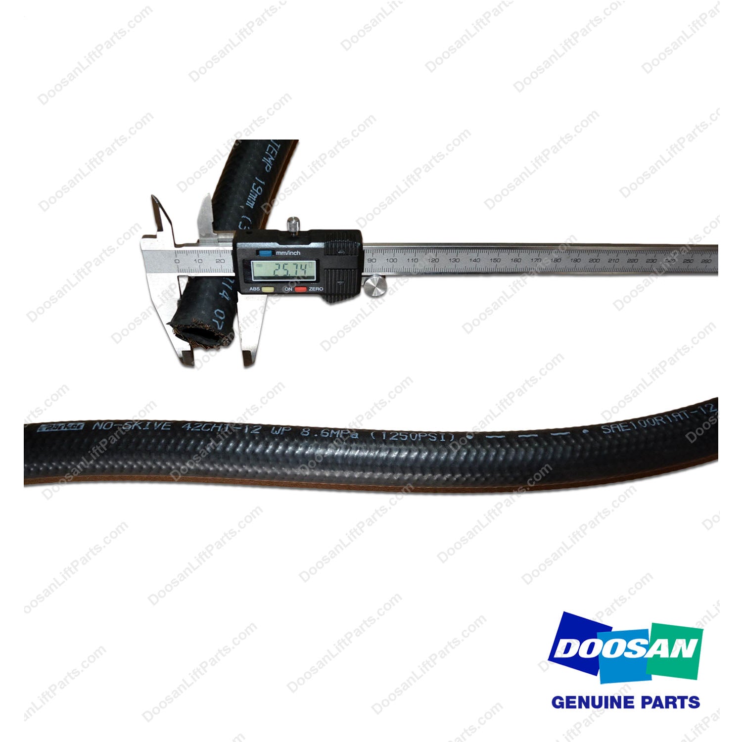 Hose,Hydraulic ( Sold in CM) - Doosan Forklift Part 420105-00443