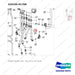 420105-01768 MOUNT GROUP;-HYD - parts diagram, item 33 shown - genuine Doosan / Bobcat forklift part