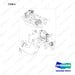 420105-02401 RADIATOR GROUP;COOLING - full parts diagram, item 6 marked - genuine Doosan / Bobcat forklift part