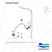 420105-02549 CH/OV AR-PRESSURE GAUGE;D100/120S-7 - parts diagram, item 6 shown - genuine Doosan / Bobcat forklift part