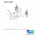 420105-03889 VALVE,CONTROL GP;3SEC/3LEVER - full parts diagram, item 14 marked - genuine Doosan / Bobcat forklift part