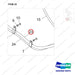 420105-03945 LINE GROUP;POWER STEERING - parts diagram, item 23 shown - genuine Doosan / Bobcat forklift part
