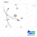 420105-04610 POWER CYLINDER LINE_LINE PART - parts diagram, item 16 shown - genuine Doosan / Bobcat forklift part