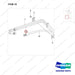 420105-04849 POWER STEERING LINES GP;D25S-9 - parts diagram, item 10 shown - genuine Doosan / Bobcat forklift part
