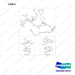 420105-05974 MAST OPERATING LINE GROUP_LINE;FINGER-TI - full parts diagram, item 8 marked - genuine Doosan / Bobcat forklift part
