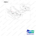 420105-06129 CHASSIS POWER STEERING CYLINDER LINE_S - full parts diagram, item 2 marked - genuine Doosan / Bobcat forklift part