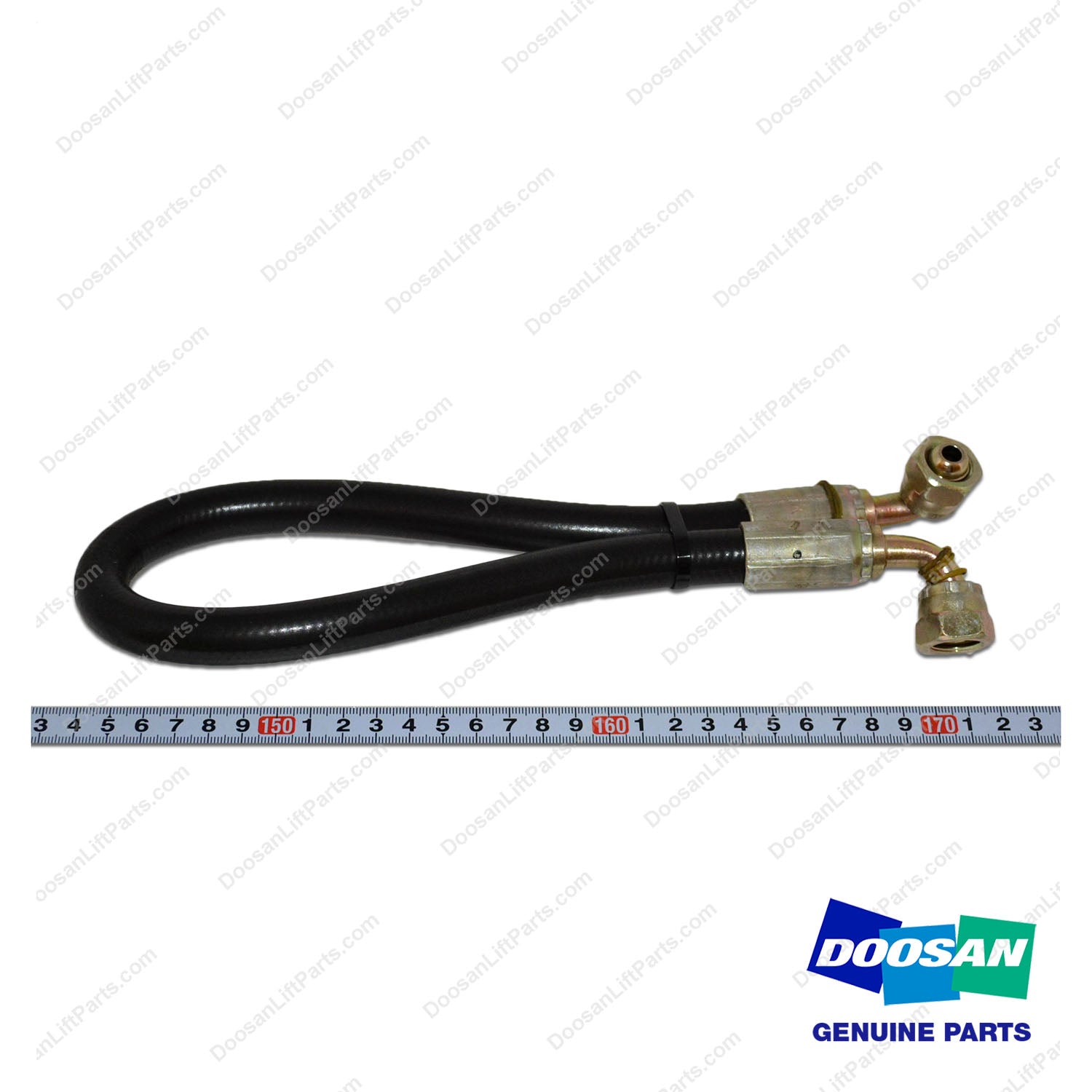 Hose,Asbly;fuel;rubber,Ring Joint - Doosan Forklift Part 420108-00587