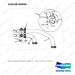 420108-00699 BLOCK GROUP;GC18S-5_HMC2.4L - full parts diagram, item 4 marked - genuine Doosan / Bobcat forklift part
