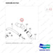 420108-01754 HEATER W/ COVER;D25S-7 - parts diagram, item 11 shown - genuine Doosan / Bobcat forklift part