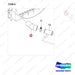 420108-02030 CH/OV AR-HEATER - parts diagram, item 8 shown - genuine Doosan / Bobcat forklift part