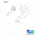 420108-02457 RADIATOR HOSE GROUP;W/O HEATER - full parts diagram, item 12 marked - genuine Doosan / Bobcat forklift part