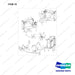 420108-02771 RADIATOR GROUP;COOLING,T4,55KW,NEW OPC - full parts diagram, item 10 marked - genuine Doosan / Bobcat forklift part