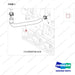 420108-03701 HOSE,COOLANT;DN03,EGR - parts diagram, item 1 shown - genuine Doosan / Bobcat forklift part
