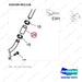 420109-00111B EGR - parts diagram, item 28 shown - genuine Doosan / Bobcat forklift part