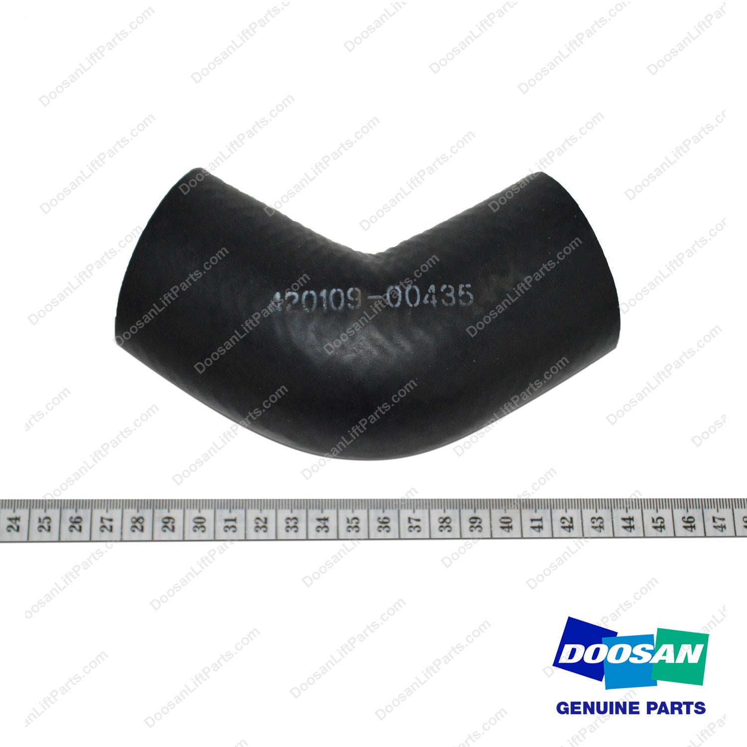 Hose,Cooling Water;int,T4,Heater,Rtn - Doosan Forklift Part 420109-00435