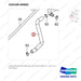 420109-00682 LINE GROUP;COOLER&FUEL,D110/130,ODB,T-2 - parts diagram, item 3 shown - genuine Doosan / Bobcat forklift part