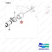 420109-01548 OPTION-HEATER MTG GROUP - parts diagram, item 8 shown - genuine Doosan / Bobcat forklift part
