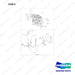 420109-01801 HEATER;INHOUSE ASSY - full parts diagram, item 5 marked - genuine Doosan / Bobcat forklift part