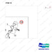 420109-02104 UREA GP;LINE - parts diagram, item 16 shown - genuine Doosan / Bobcat forklift part