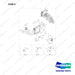 420109-02141 COOLING LINES GROUP;GC15S,OPEN CORE - full parts diagram, item 5 marked - genuine Doosan / Bobcat forklift part