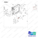 420109-02141 COOLING LINES GROUP;GC15S,OPEN CORE - parts diagram, item 5 shown - genuine Doosan / Bobcat forklift part