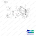 420109-02142 RADIATOR GP;OPEN CORE, G25S-9 - full parts diagram, item 3 marked - genuine Doosan / Bobcat forklift part