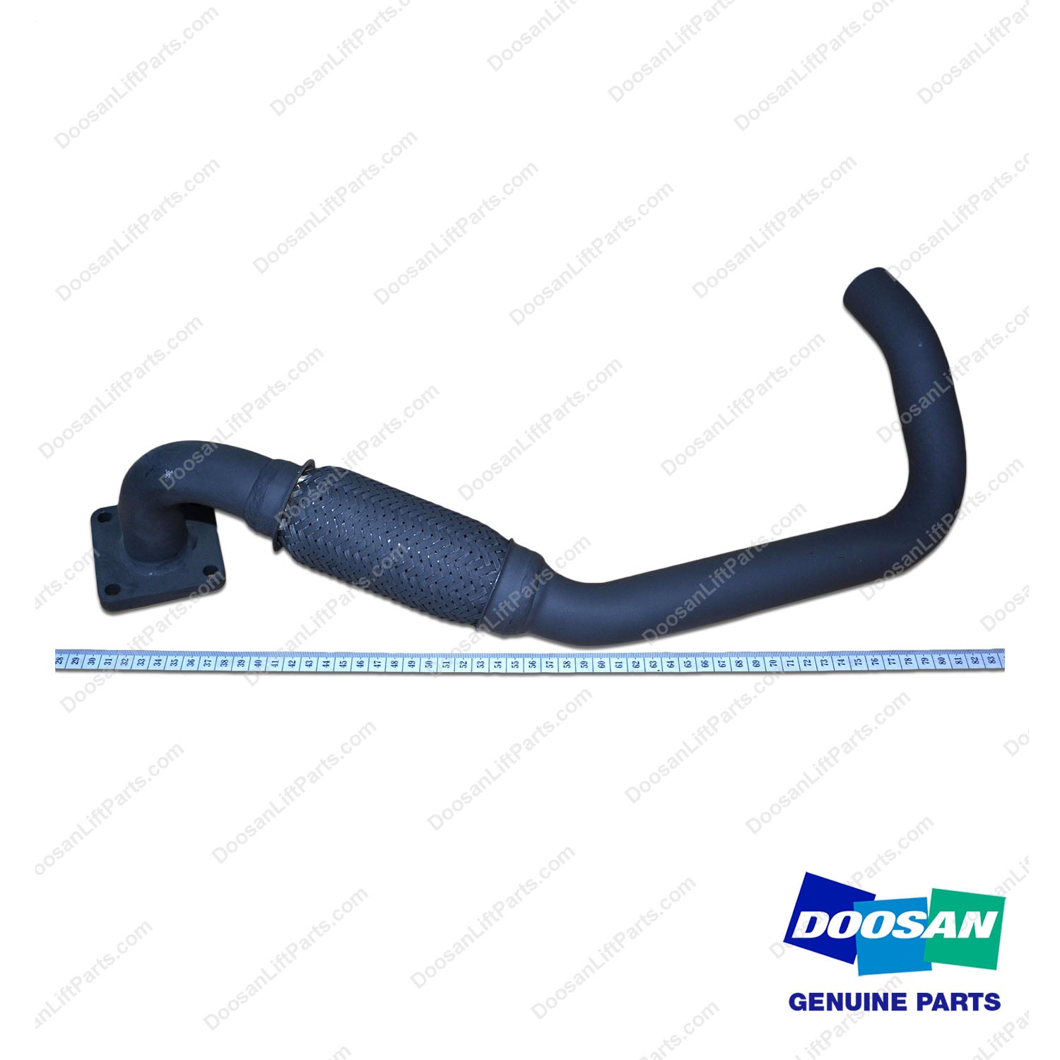 Pipe ASSY,Exhaust - Doosan Forklift Part 420203-00340