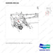 420205-00116 AXLE GROUP,STEER;D170S - parts diagram, item 2 shown - genuine Doosan / Bobcat forklift part