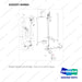 420207-04965 MOUNT GROUP,LIFT;FFT;BSC - full parts diagram, item 15 marked - genuine Doosan / Bobcat forklift part