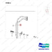 420207-05569 LINE GROUP;ISFP - parts diagram, item 4 shown - genuine Doosan / Bobcat forklift part
