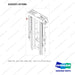 420207-07590 MAST AR.; STD,  MFH 4500, OAL - full parts diagram, item 9 marked - genuine Doosan / Bobcat forklift part