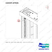 420207-07590 MAST AR.; STD,  MFH 4500, OAL - parts diagram, item 9 shown - genuine Doosan / Bobcat forklift part
