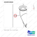 420209-00049 INTAKE STAKE - parts diagram, item 1-4 shown - genuine Doosan / Bobcat forklift part