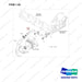420211-01831 PIPE ASSY,COOLING WATER;DN03 - full parts diagram, item 1-02 marked - genuine Doosan / Bobcat forklift part