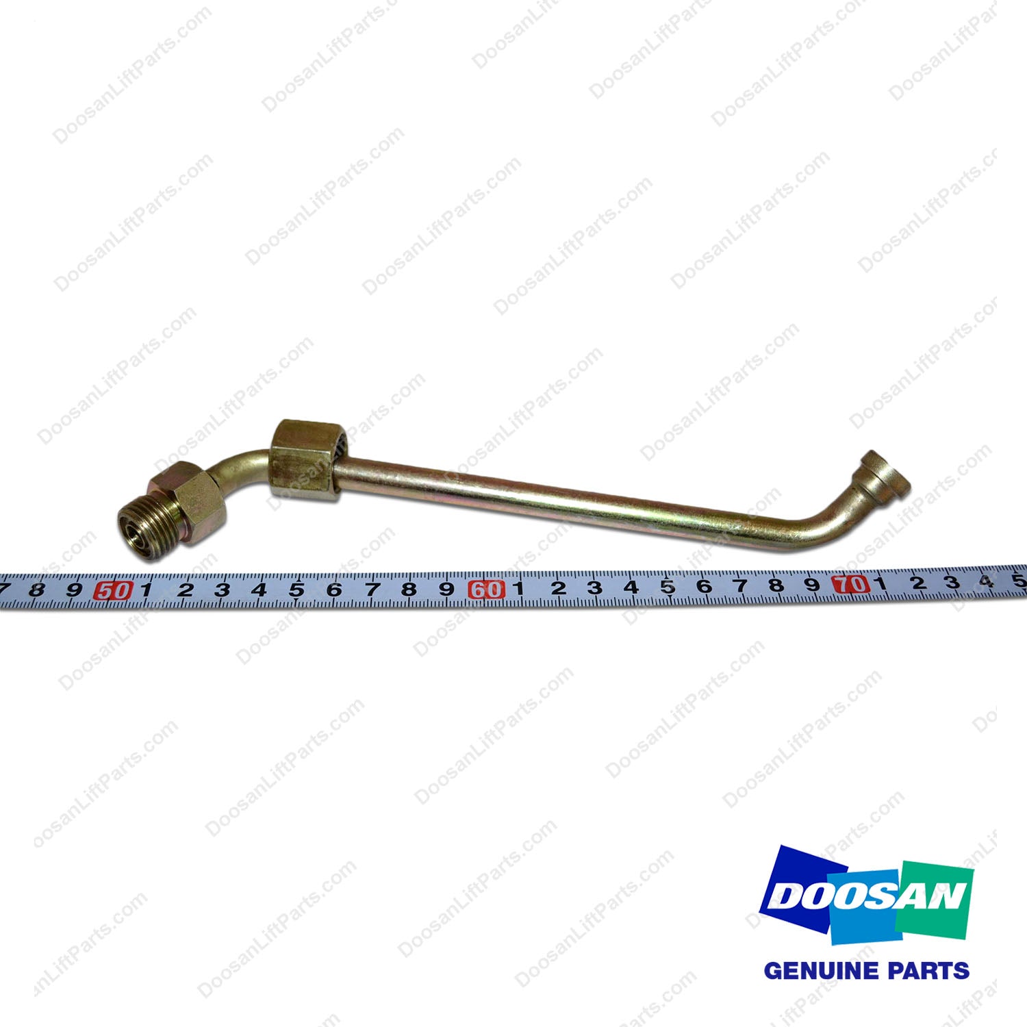 Pipe ASSY,Oil Delivery;steering,LH - Doosan Forklift Part 420214-00210