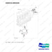 420214-00243C OIL PUMP - full parts diagram, item 5 marked - genuine Doosan / Bobcat forklift part