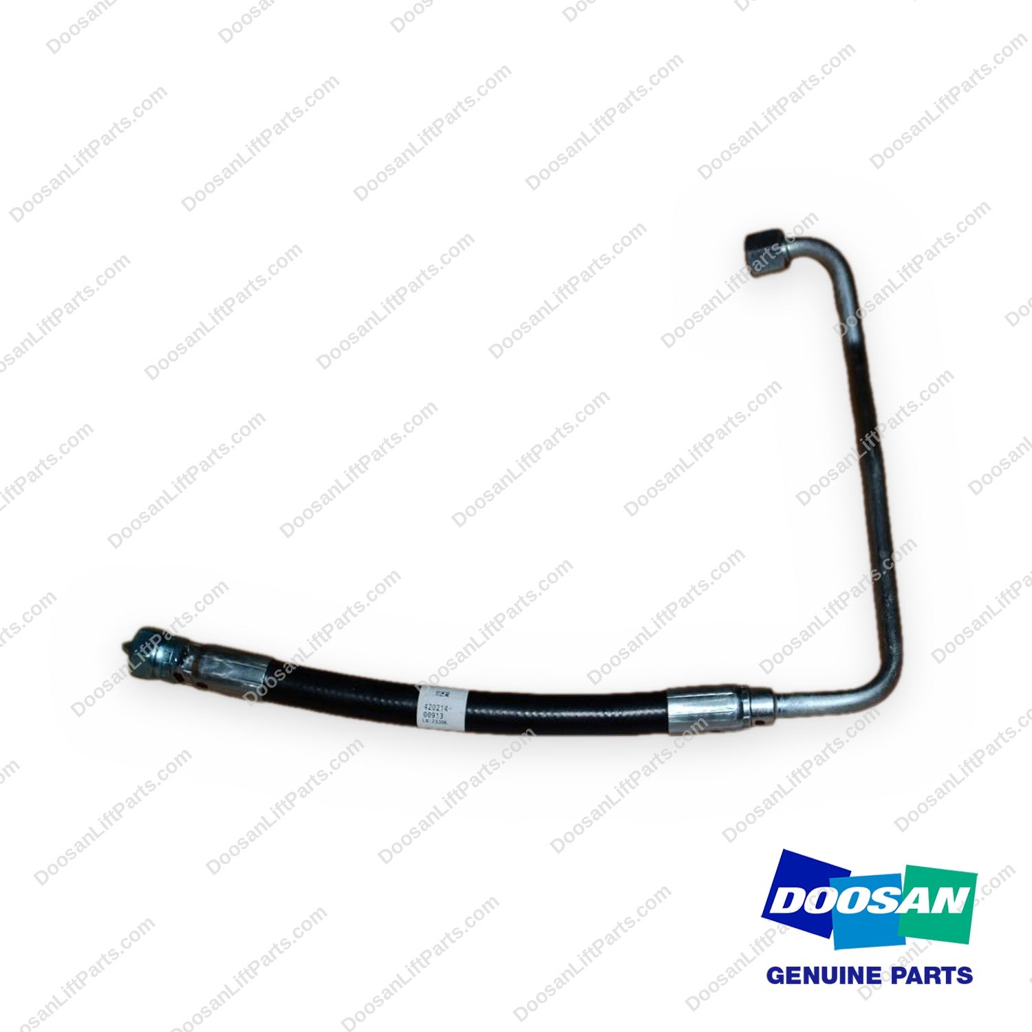 420214-00913 - Upper Tilt Oil Delivery Pipe Assembly - OEM Doosan Daewoo Bobcat